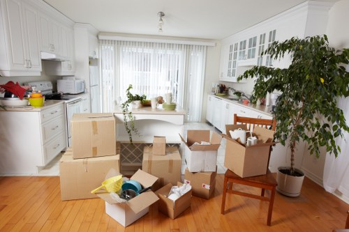 Packing boxes and household items for a Boundsgreen removal service