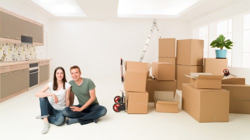 Fragile items carefully wrapped by packing services in Boundsgreen