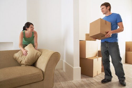 Local moving van for furniture transport in Boundsgreen