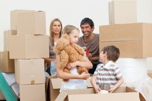Preparing sofas and tables for furniture storage in Boundsgreen